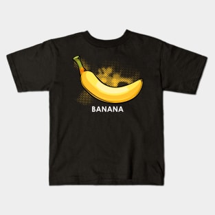 Banana - Exotic Trendy Yellow Fruit Kids T-Shirt